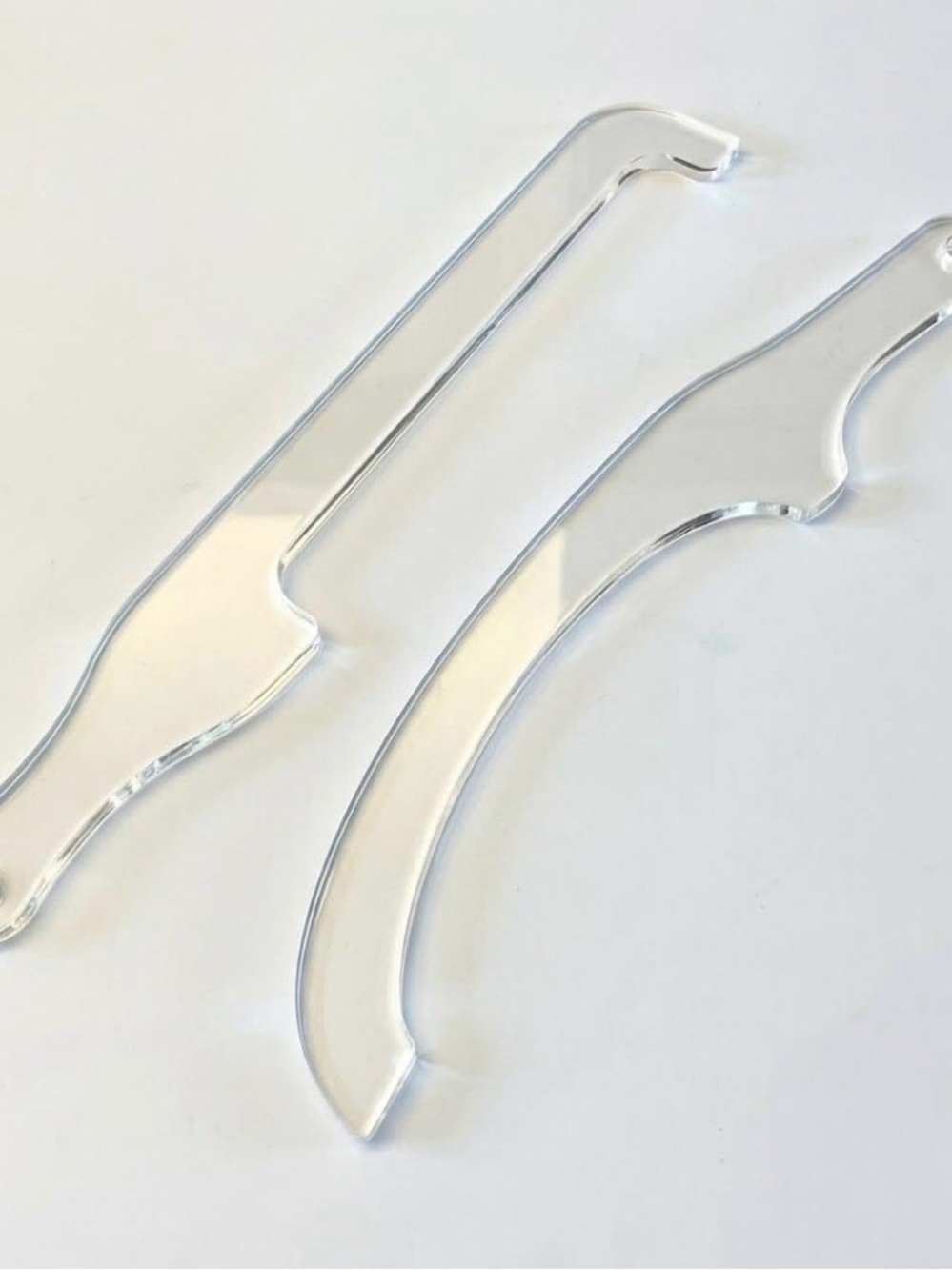 Acrylic Bread Bow Knife Handle Router Template - Picture 9 of 9